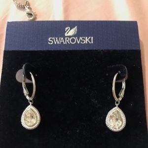 New never worn Swarovski dangle earrings